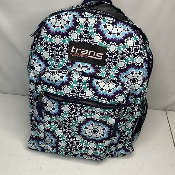 JanSport backpack trans 17" SuperMax Girls - Navy Blue - Picture 1 of 8